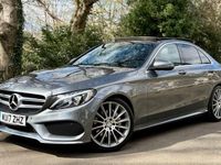 Used Mercedes C200 AMG line 184 HP (135 kW) 2017 Grey Sedan