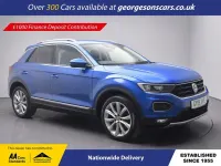 Used VW T-Roc SEL 190 HP (139 kW) 2019 Blue SUV