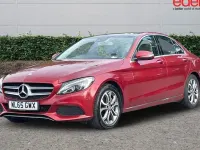 Used Mercedes C250 Premium Plus 204 HP (150 kW) 2016 Red Sedan