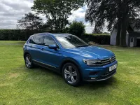 Used VW Tiguan SEL R-Line 150 HP (110 kW) 2018 Blue SUV