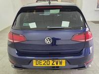 Used VW Golf VII R-line Edition 150 HP (110 kW) 2020 Blue Hatchback