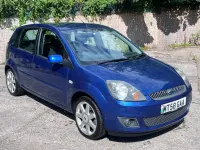 Used Ford Fiesta Zetec 79 HP (58 kW) 2008 Blue Hatchback
