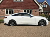 Used Mercedes E220 AMG line 194 HP (142 kW) 2018 White Coupe
