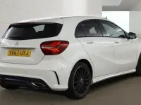 Used Mercedes A160 AMG line 102 HP (75 kW) 2018 White Hatchback