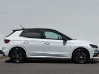 Used Skoda Fabia Colour Edition 113 HP (83 kW) 2024 Moon white metallic black magic pearl effect Hatchback