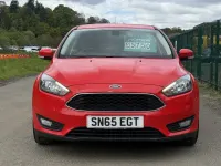 Used Ford Focus Zetec 125 HP (91 kW) 2015 Red Hatchback