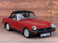 Used MG Midget 66 HP (48 kW) 1977 Red Cabriolet