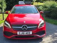 Used Mercedes A200 AMG Line Premium 134 HP (98 kW) 2016 Red Hatchback