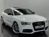 Used Audi A5 Sportback Black Edition 2015 White Hatchback
