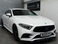 Käytetty Mercedes CLS350 AMG line 2019 Valkoinen Coupe - kaksiovinen