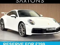 Used Porsche 911 Carrera 4 385 HP (283 kW) 2020 White Coupe