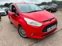 Used Ford B-MAX Titanium 95 HP (69 kW) 2012 Red MPV