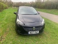 Used Vauxhall Corsa Edition 75 HP (55 kW) 2017 Black Hatchback