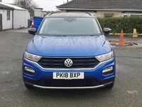 Used VW T-Roc Design 115 HP (84 kW) 2018 Blue SUV