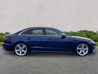 Used Audi A4 S-Line 163 HP (119 kW) 2021 Blue Sedan