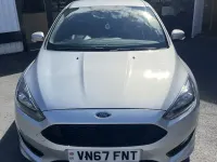 Used Ford Focus ST-Line 125 HP (91 kW) 2017 Silver Hatchback