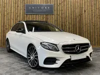 Used Mercedes E300 AMG line 2020 White Sedan