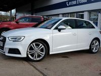 Used Audi A3 Sportback S-Line 114 HP (83 kW) 2019 White Hatchback