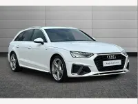 Used Audi A4 S-Line 204 HP (150 kW) 2024 Arkona white Estate