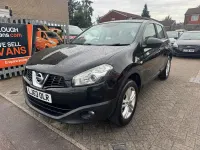 Used Nissan Qashqai Acenta 117 HP (86 kW) 2013 Black SUV