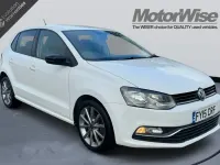 Used VW Polo Design 75 HP (55 kW) 2015 White Hatchback