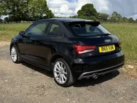 Used Audi A1 S-Line 116 HP (85 kW) 2015 Black Hatchback