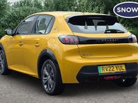 Used Peugeot e-208 Allure 100 kW (136 HP) 2021 Yellow Hatchback