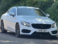 Used Mercedes C220 2016 White Coupe