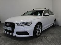 Used Audi A6 S-Line 190 HP (139 kW) 2014 White Estate