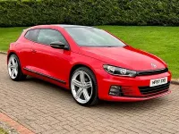 Used VW Scirocco Black Edition 147 HP (108 kW) 2017 Red Coupe