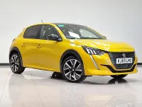 Used Peugeot 208 GT-line 100 HP (73 kW) 2020 Yellow Hatchback