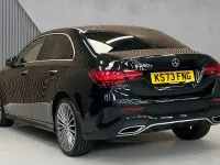 Used Mercedes A250 AMG Line Premium Plus 218 HP (160 kW) 2023 Cosmos black metallic