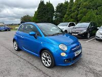 Used Fiat 500 S 69 HP (50 kW) 2014 Blue Cabriolet