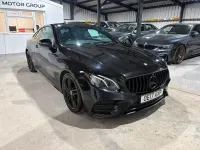 Used Mercedes E220 AMG line 2017 Black Coupe