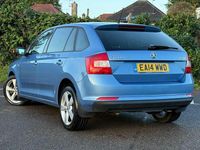 Used Skoda Rapid Elegance 122 HP (89 kW) 2014 Blue Hatchback