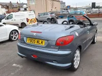 Used Peugeot 206 CC Allure 107 HP (78 kW) 2005 Grey Cabriolet