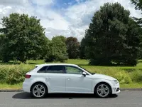 Used Audi A3 S-Line 2013 White Hatchback
