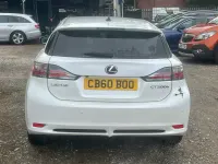 Used Lexus CT200h 2013 White Hatchback