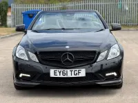Used Mercedes E220 170 HP (125 kW) 2011 Black Cabriolet
