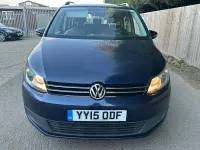 Used VW Touran S 105 HP (77 kW) 2015 Blue MPV