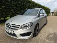 Used Mercedes B180 AMG line 109 HP (80 kW) 2018 Silver Hatchback