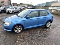 Used Skoda Fabia SE 90 HP (66 kW) 2015 Blue Hatchback