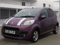 Used Peugeot 107 Allure 68 HP (50 kW) 2013 Mauve/purple Hatchback