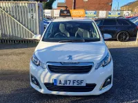 Used Peugeot 108 Allure 82 HP (60 kW) 2017 White Hatchback