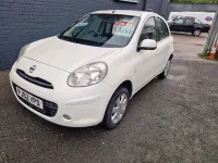 Used Nissan Micra Acenta 2013 White Hatchback
