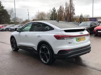 Used Audi Q4 Sportback e-tron Black Edition 82 kW (112 HP) 2024 Glacier white SUV