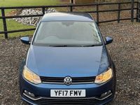 Used VW Polo Edition 90 HP (66 kW) 2017 Blue Hatchback