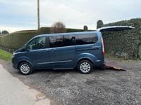 Used Ford Tourneo Custom Titanium 130 HP (95 kW) 2021 Blue Van