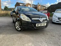 Used Vauxhall Corsa 2008 Black Hatchback
