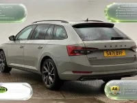 Used Skoda Superb SportlinePlus 218 HP (160 kW) 2021 Grey Estate